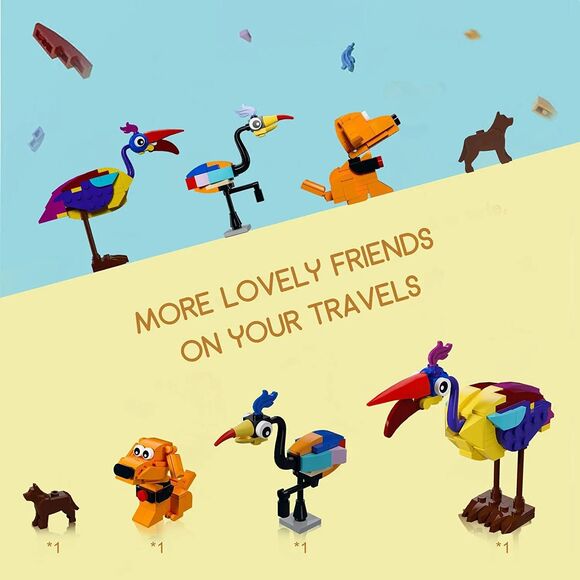 Flying House Building Block Set Up Balloon House Building Kit forTeens - Picture 3 of 6